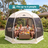Darrahopens Home & Garden > Shading > Canopies & Gazebos Instahut Gazebo Pop Up Tent 2.7x1.35m Outdoor Marquee Camping Screen 6 Sided In Australia - Darrahopens