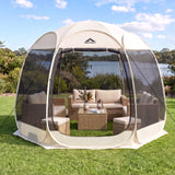 Darrahopens Home & Garden > Shading > Canopies & Gazebos Instahut Gazebo Pop Up Tent 2.7x1.35m Outdoor Marquee Camping Screen 6 Sided In Australia - Darrahopens
