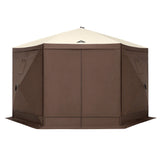 Darrahopens Home & Garden > Shading > Canopies & Gazebos Instahut Gazebo Pop Up Tent 3.6x3.6m Outdoor Marquee Camping Screen w/Curtain Net In Australia - Darrahopens