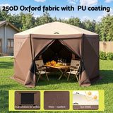 Darrahopens Home & Garden > Shading > Canopies & Gazebos Instahut Gazebo Pop Up Tent 3.6x3.6m Outdoor Marquee Camping Screen w/Curtain Net In Australia - Darrahopens