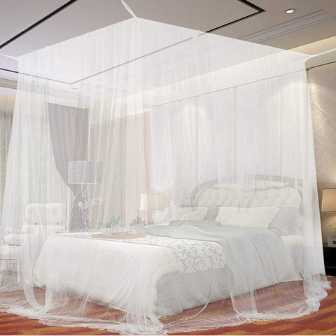 Darrahopens Home & Garden > Shading > Canopies & Gazebos King Size Mosquito Net with Frame Indoor Outdoor Use 200 x 220 x 210 cm