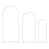Darrahopens Home & Garden > Shading > Canopies & Gazebos Metal Arch Backdrop White Stand Wedding Arch Stand Set of 3 (6FT/5FT/4FT) Square Arched Frame for Outdoor Birthday Party Ceremony