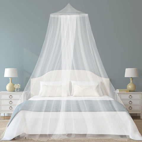 Darrahopens Home & Garden > Shading > Canopies & Gazebos Mosquito Net Canopy for Single Double Bed Compatible with Adult Girl Baby Child Bedding