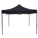 Darrahopens Home & Garden > Shading > Canopies & Gazebos Portable Water-Resistant Gazebo 3x3 M - Black / With Sidewalls