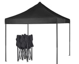 Darrahopens Home & Garden > Shading > Canopies & Gazebos Portable Water-Resistant Gazebo 3x3 M - Black / Without Sidewalls