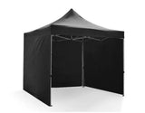 Darrahopens Home & Garden > Shading > Canopies & Gazebos Portable Water-Resistant Gazebo 3x4.5 M - Black / Without Sidewalls