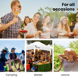 Darrahopens Home & Garden > Shading > Canopies & Gazebos RED TRACK 3x3m Ultra Compact Folding Gazebo, Walls, Carry bag, Portable Outdoor Popup Marquee for Camping Beach, White
