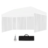 Darrahopens Home & Garden > Shading > Canopies & Gazebos RED TRACK Accessory Pack for 6x3m White Gazebo, includes Walls, Wheeled Carry Bag, Rechargeable USB Lamp