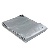 Darrahopens Home & Garden > Shading Heavy Duty Silver Black Tarp Tarpaulin 3.6x6.1m