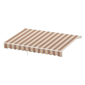 Darrahopens Home & Garden > Shading Instahut Retractable Folding Arm Awning Manual Sunshade 3Mx2.5M Beige Brown