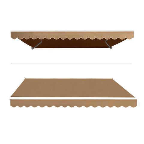 Darrahopens Home & Garden > Shading Instahut Retractable Folding Arm Awning Motorised Outdoor Sunshade 4X2.5M Beige