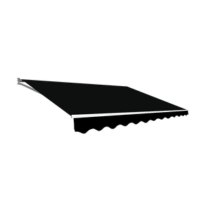 Darrahopens Home & Garden > Shading Outdoor Folding Arm Awning Retractable Sunshade Canopy Black 5.0m x 2.5m