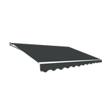 Darrahopens Home & Garden > Shading Outdoor Folding Arm Awning Retractable Sunshade Canopy Grey 4.0m x 2.5m
