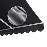 Darrahopens Home & Garden > Shading Outdoor Folding Arm Awning Retractable Sunshade Canopy Grey 5.0m x 2.5m