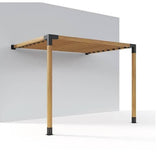 Darrahopens Home & Garden > Shading Roof Pergola Gazebo Shed Matte Black Steel Brackets DIY Kits