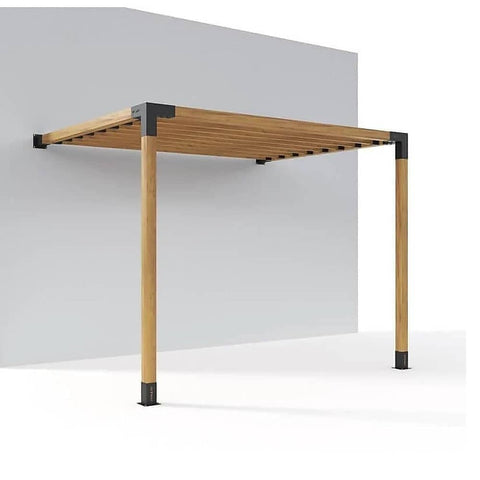 Darrahopens Home & Garden > Shading Roof Pergola Gazebo Shed Matte Black Steel Brackets DIY Kits