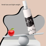 Darrahopens Home & Garden > Shading > Umbrellas & Sunshades 1PC Cartoon Black White Cat Automatic Folding Sun Umbrella Anti-UV For Unisex