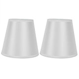 Darrahopens Home & Garden > Shading > Umbrellas & Sunshades 2PCS Modern Fabric Lampshade Clip On Wall Lamp Chandelier Lamp Shade for E14 Screw Table LightPT10 White In Australia - Darrahopens