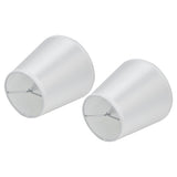 Darrahopens Home & Garden > Shading > Umbrellas & Sunshades 2PCS Modern Fabric Lampshade Clip On Wall Lamp Chandelier Lamp Shade for E14 Screw Table LightPT10 White In Australia - Darrahopens