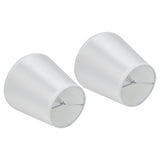 Darrahopens Home & Garden > Shading > Umbrellas & Sunshades 2PCS Modern Fabric Lampshade Clip On Wall Lamp Chandelier Lamp Shade for E14 Screw Table LightPT10 White In Australia - Darrahopens