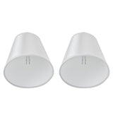 Darrahopens Home & Garden > Shading > Umbrellas & Sunshades 2PCS Modern Fabric Lampshade Clip On Wall Lamp Chandelier Lamp Shade for E14 Screw Table LightPT10 White In Australia - Darrahopens