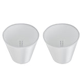 Darrahopens Home & Garden > Shading > Umbrellas & Sunshades 2PCS Modern Fabric Lampshade Clip On Wall Lamp Chandelier Lamp Shade for E14 Screw Table LightPT10 White In Australia - Darrahopens