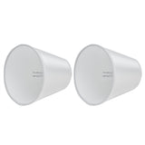 Darrahopens Home & Garden > Shading > Umbrellas & Sunshades 2PCS Modern Fabric Lampshade Clip On Wall Lamp Chandelier Lamp Shade for E14 Screw Table LightPT10 White In Australia - Darrahopens