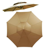 Darrahopens Home & Garden > Shading > Umbrellas & Sunshades 3m Double Top Sunshade Umbrella Cloth Replace Outdoor Courtyard Garden Umbrella Surface Replace Rainproof Sunshade Cloth In Australia - Darrahopens