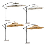 Darrahopens Home & Garden > Shading > Umbrellas & Sunshades 3m Double Top Sunshade Umbrella Cloth Replace Outdoor Courtyard Garden Umbrella Surface Replace Rainproof Sunshade Cloth In Australia - Darrahopens