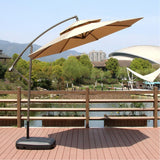 Darrahopens Home & Garden > Shading > Umbrellas & Sunshades 3m Double Top Sunshade Umbrella Cloth Replace Outdoor Courtyard Garden Umbrella Surface Replace Rainproof Sunshade Cloth In Australia - Darrahopens