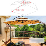 Darrahopens Home & Garden > Shading > Umbrellas & Sunshades 3m Double Top Sunshade Umbrella Cloth Replace Outdoor Courtyard Garden Umbrella Surface Replace Rainproof Sunshade Cloth In Australia - Darrahopens
