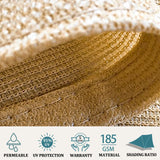 Darrahopens Home & Garden > Shading > Umbrellas & Sunshades 3m x 4m Rectangle Sun Shade Sails for Patios Sun UV Outdoor Canopy Backyard Sunshades