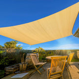 Darrahopens Home & Garden > Shading > Umbrellas & Sunshades 3m x 4m Rectangle Sun Shade Sails for Patios Sun UV Outdoor Canopy Backyard Sunshades