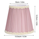 Darrahopens Home & Garden > Shading > Umbrellas & Sunshades 3PCS Cloth Lamp Shade E14 ClipOn Lampshade for Candle Chandelier Wall Lamp Table Light Indoor Decor(Light Purple ) In Australia - Darrahopens