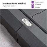 Darrahopens Home & Garden > Shading > Umbrellas & Sunshades 82cm Black Offset Patio Umbrella Base - Sand/Water Filled Square In Australia - Darrahopens