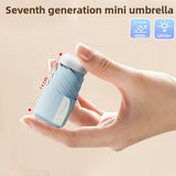 Darrahopens Home & Garden > Shading > Umbrellas & Sunshades Blue Compact Mini Umbrella with UPF50+ UV Protection and Lightweight Design for Daily Use in Urban and Outdoor Settings Local Standard Fit
