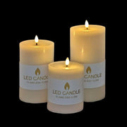 Darrahopens Home & Garden > Shading > Umbrellas & Sunshades bulk 12 Reflection Led Pillar Candle Rustic White 15cm