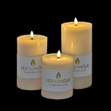 Darrahopens Home & Garden > Shading > Umbrellas & Sunshades bulk 6 Reflection Led Pillar Candle Rustic White 20cm