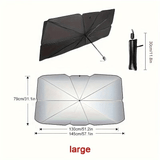 Darrahopens Home & Garden > Shading > Umbrellas & Sunshades Car sunshade, windshield sun protection and heat insulation sunshade, blackout curtain equipment, car interior windshield, small car sunshade umbrella