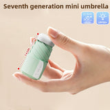 Darrahopens Home & Garden > Shading > Umbrellas & Sunshades Green Compact Mini Umbrella with UPF50+ UV Protection and Lightweight Design for Daily Use in Urban and Outdoor Settings Local Standard Fit