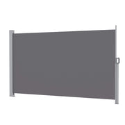 Darrahopens Home & Garden > Shading > Umbrellas & Sunshades Instahut 1.8X3.5M Side Awning Retractable Privacy Screen Outdoor Sun Shade Grey In Australia - Darrahopens