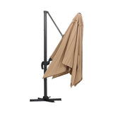 Darrahopens Home & Garden > Shading > Umbrellas & Sunshades Instahut Outdoor Umbrella 3m Left-right Tilting Cantilever Patio Parasol Beige In Australia - Darrahopens