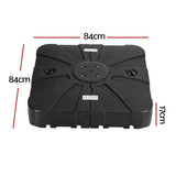 Darrahopens Home & Garden > Shading > Umbrellas & Sunshades Instahut Outdoor Umbrella Base 2 Fillable 60kg Cantilever Umbrella Base with Wheels 84cm In Australia - Darrahopens