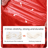 Darrahopens Home & Garden > Shading > Umbrellas & Sunshades Outdoor Emergency Waterproof Insulated Raincoat, Portable Folding Camping and Hiking Cold-Weather Raincoat – Orange