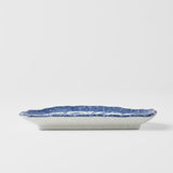Darrahopens Home & Garden > Shading > Umbrellas & Sunshades Plate Tempura 21cm Indigo Blue Wave Design