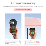 Darrahopens Home & Garden > Shading > Umbrellas & Sunshades White Compact Mini Umbrella with UPF50+ UV Protection and Lightweight Design for Daily Use in Urban and Outdoor Settings Local Standard Fit