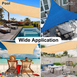 Darrahopens Home & Garden > Shading Waterproof Shade Sail Awning Cloth Rectangle Triangle Square Sand Sun Canopy AU