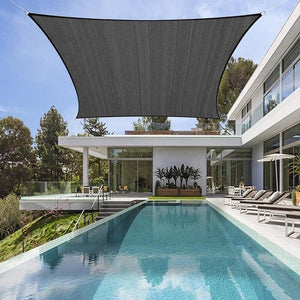 Darrahopens Home & Garden > Shading Waterproof Shade Sail Awning Cloth Rectangle Triangle Square Sand Sun Canopy AU