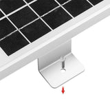 Darrahopens Home & Garden > Solar Panels > Portable Solar Panels 4 Pcs Solar Panel Z-Bracket  Mounting Flat Roof Yacht Rv Mount Aluminum Kit Au