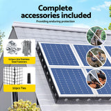 Darrahopens Home & Garden > Solar Panels > Portable Solar Panels Gardeon 20cm x 30M Solar Panel Bird Guard Mesh Critter Guard Roll Kit with Rust-Proof PVC Coating